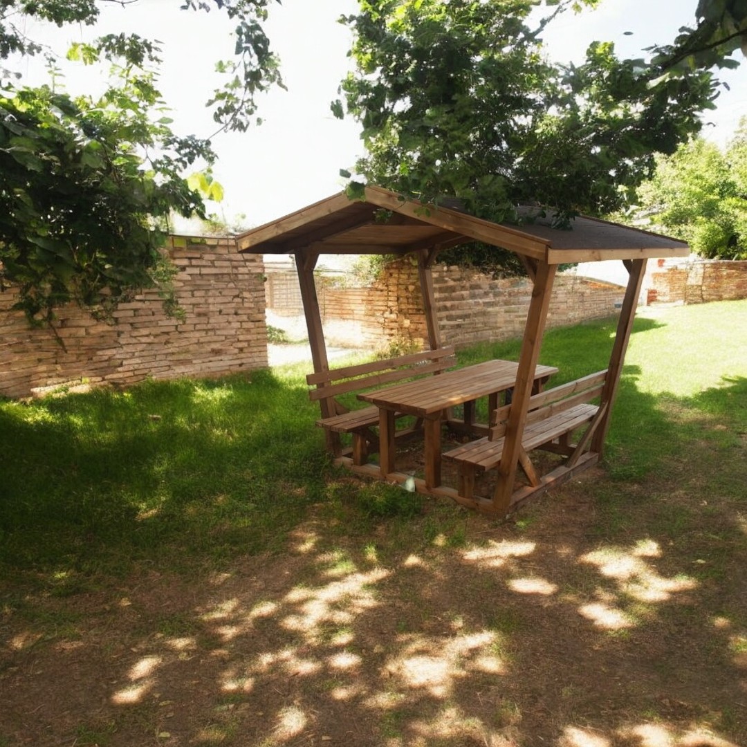 Hükümdar Ahşap 6 kişilik Kamelya
